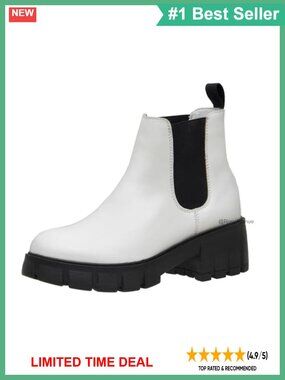 Vegan Leather Suede Chelsea Boot with Memory Foam Insole